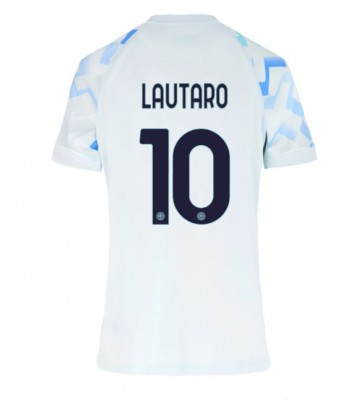 Inter Milan Lautaro Martinez #10 Replik Auswärtstrikot Damen 2025-26 Kurzarm